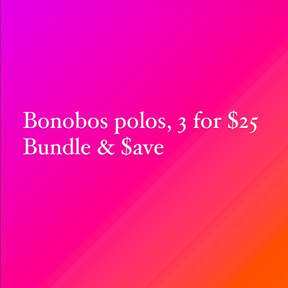 3 Bonobos Polos - Picture 1 of 1